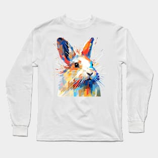 Rabbit Bunny Animal Freedom World Wildlife Wonder Abstract Long Sleeve T-Shirt